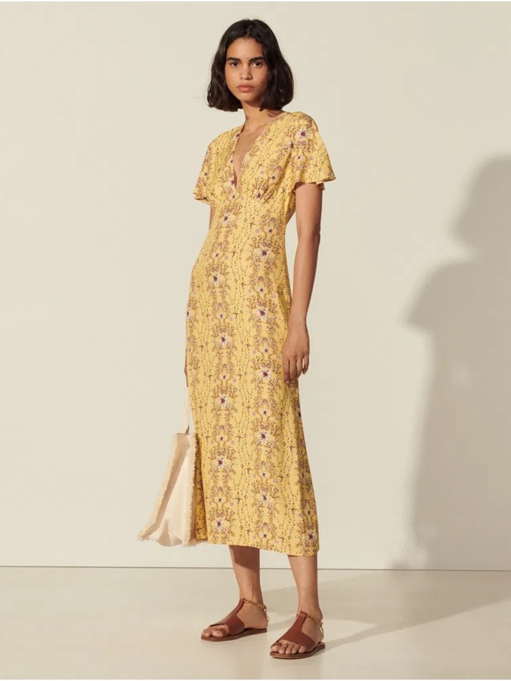 NWT Sandro Floral Print Dress